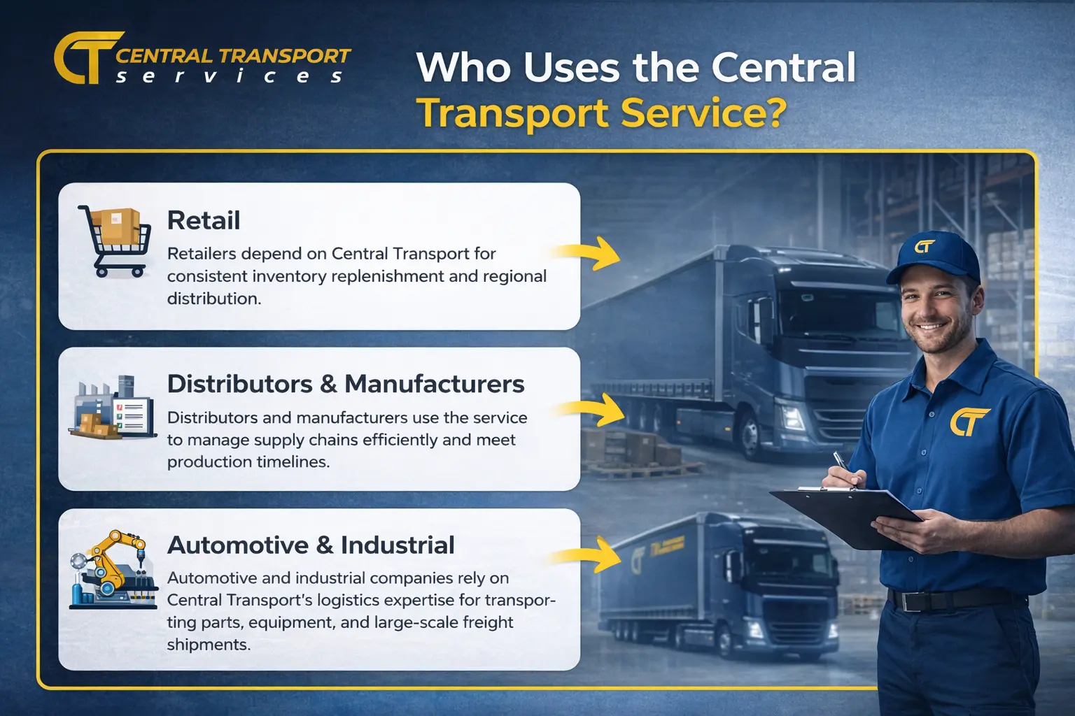 Who Uses the Central Transport Service